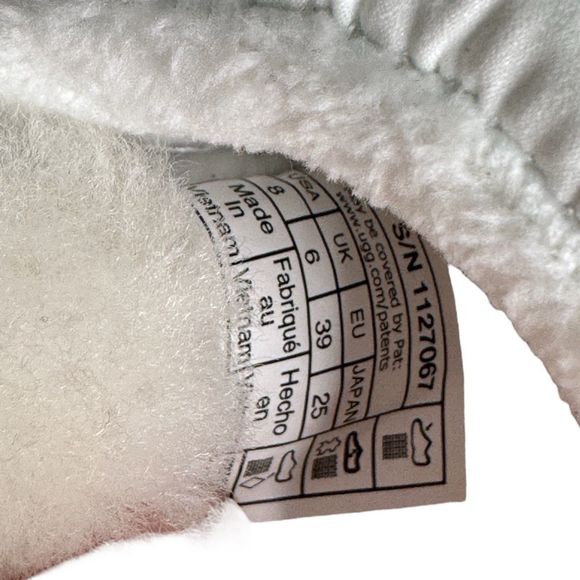 Ugg Maxi Slide Logo Platform In White Women's Size 8 NWT NO Box - Picture 7 of 16